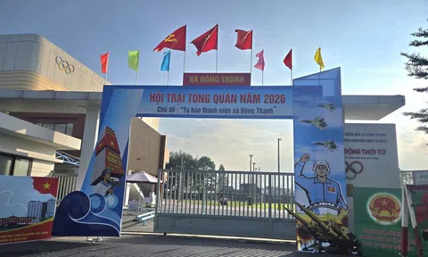 Hội trại Tòng quân xã Đông Thạnh năm 2026: Trang trọng, xúc động tiễn thanh niên lên đường nhập ngũ