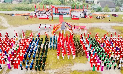 Rộn ràng Đại hội Thể dục Thể thao xã Hạnh Lâm (Nghệ An) lần thứ I năm 2026: Lan tỏa tinh thần khỏe để xây dựng quê hương