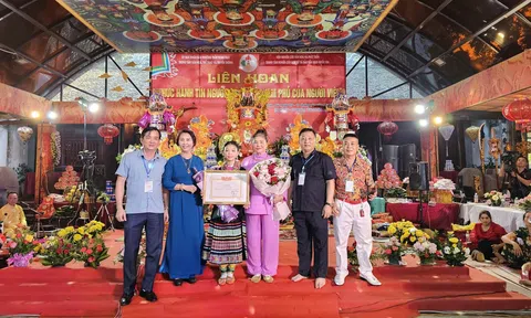 Lan tỏa giá trị di sản UNESCO qua chương trình giao lưu tín ngưỡng thờ Mẫu tại Đền Hóa