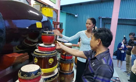 Nghề làm trống Bình An được ghi danh Di sản văn hóa phi vật thể quốc gia