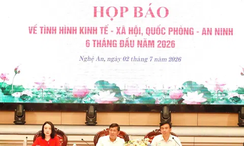 GRDP tăng 9,65%, FDI đạt 2,32 tỷ USD, Nghệ An duy trì đà tăng trưởng tích cực trong 6 tháng đầu năm 2026