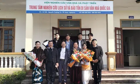 Lễ trao Quyết định bổ nhiệm Phó Giám đốc Trung tâm Nghiên cứu Lịch sử và Bảo tồn di sản văn hóa Quốc gia