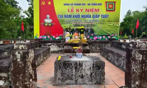 Xã Thanh Chi, huyện Thanh Chương, tỉnh Nghệ An: Long trọng tổ chức Lễ kỷ niệm 150 năm khởi nghĩa Giáp Tuất