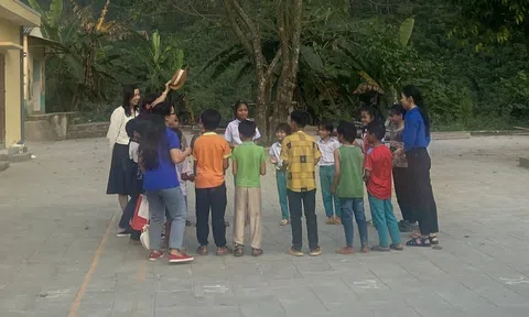 Mùa xuân ấm áp đến với học sinh trường tiểu học Trà Vân