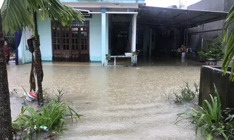 Mưa lớn gây ngập cục bộ một số nơi tỉnh Quảng Ngãi