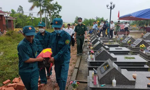 Ban Chỉ huy Quân sự huyện Bình Sơn (tỉnh Quảng Ngãi): Truy điệu và an táng nhiều hài cốt liệt sĩ