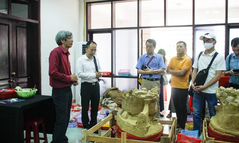 Vụ Thông tin Báo chí khảo sát, tìm hiểu, về Di tích Quốc gia đặc biệt Văn hóa Sa Huỳnh (Quảng Ngãi)