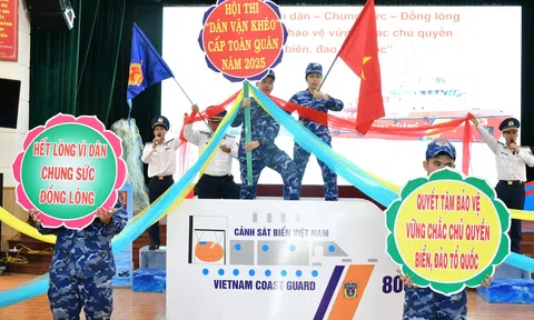 Vùng Cảnh sát biển 2 tập trung tham gia “Dân vận khéo” cấp toàn quân năm 2025 khu vực miền Nam