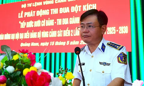 Vùng Cảnh sát biển 2 phát động đợt thi đua cao điểm “Tiếp bước dưới cờ Đảng”