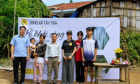 Quảng Ngãi khởi công xây nhà tình nghĩa cho hai anh em mồ côi, tiếp thêm động lực vượt khó