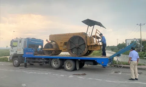 Trộm xe lu từ Nghệ An đưa ra Hà Nội bán