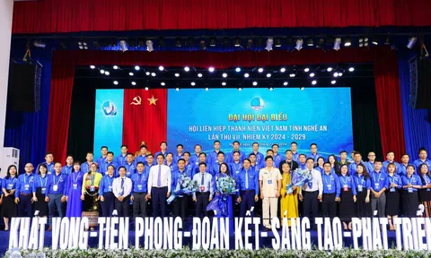 Đại hội đại biểu Hội liên hiệp thanh niên Việt Nam tỉnh Nghệ An lần thứ VII nhiệm kỳ 2024 - 2029