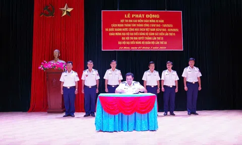 Khí thế thi đua sôi nổi ở Hải đoàn 42 chào mừng 80 năm Cách mạng Tháng Tám và Quốc khánh 2/9