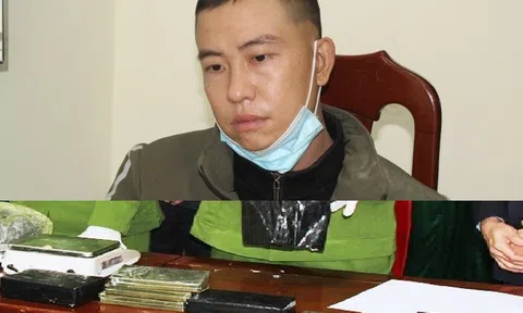 Bắt 9X người Hà Tĩnh vận chuyển 12 bánh heroin