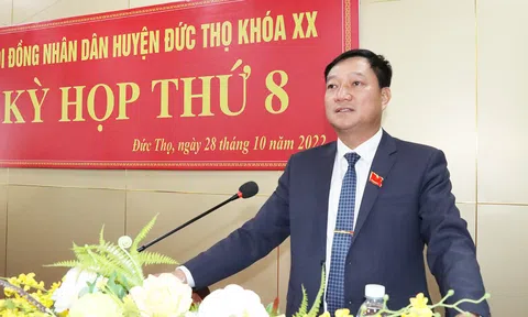 Hà Tĩnh: Ông Trần Hoài Đức giữ chức Chủ tịch UBND huyện Đức Thọ