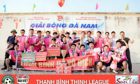 Đức Thọ (Hà Tĩnh): Thôn Bình Hà giành chức vô địch giải bóng đá nam chào Xuân 2023 xã Thanh Bình Thịnh