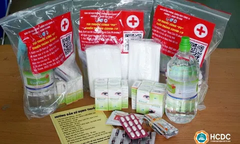 Ba túi thuốc cho F0 điều trị tại nhà