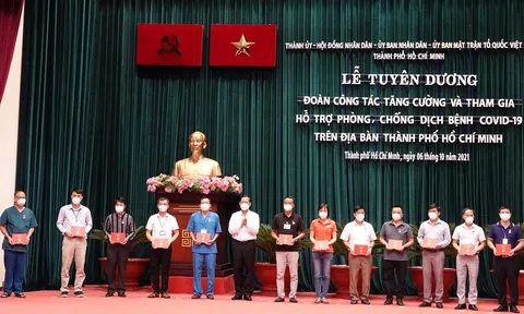 TP.HCM tri ân lực lượng chi viện phòng, chống dịch Covid-19