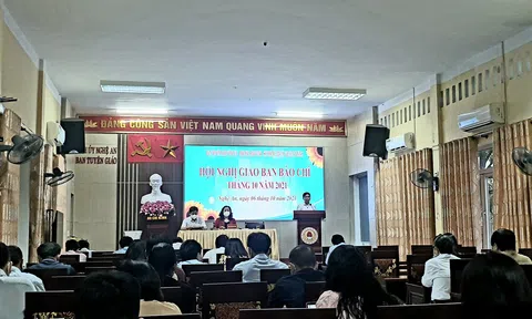 Nghệ An: Hội nghị giao ban báo chí tháng 10/2021