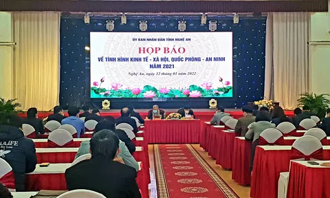 Nghệ An họp báo tình hình kinh tế - xã hội, Quốc phòng - an ninh năm 2021