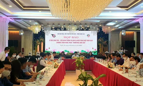 Nghệ An: Họp báo thông tin về Liên hoan Tuồng và Dân ca kịch toàn quốc năm 2022