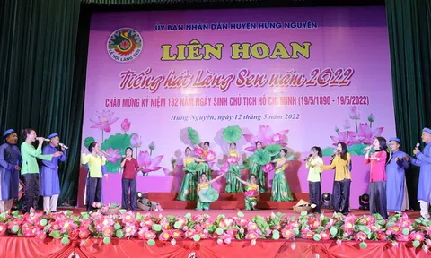 Nghệ An: Tổ chức thành công Liên hoan tiếng hát Làng Sen tại nhiều địa phương