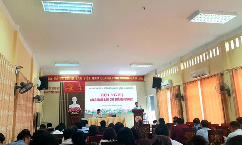 Nghệ An: Hội nghị giao ban báo chí tháng 6/2022