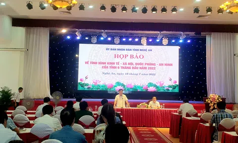 Nghệ An: Tổ chức Họp báo về tình hình kinh tế - xã hội 6 tháng đầu năm