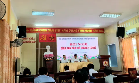 Nghệ An: Hội nghị giao ban báo chí tháng 11/2022