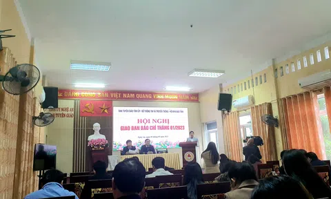 Nghệ An: Hội nghị giao ban báo chí tháng 01/2023