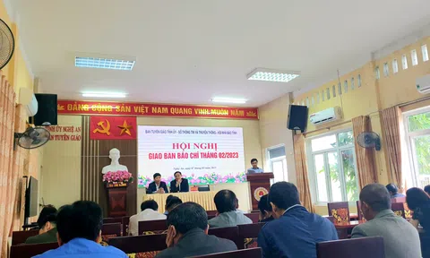 Nghệ An: Hội nghị giao ban báo chí tháng 2/2023
