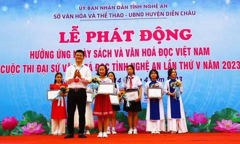 Nghệ An phát động hưởng ứng Ngày Sách và Văn hóa đọc năm 2023
