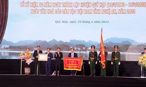Huyện Quỳ Hợp (Nghệ An): Kỷ niệm 60 năm ngày thành lập 19/4/1963 - 19/4/2023
