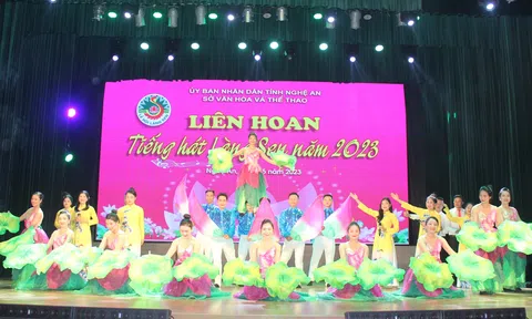 Nghệ An: Khai mạc Liên hoan Tiếng hát Làng Sen năm 2023 với chủ đề “Lời Người lời của nước non”