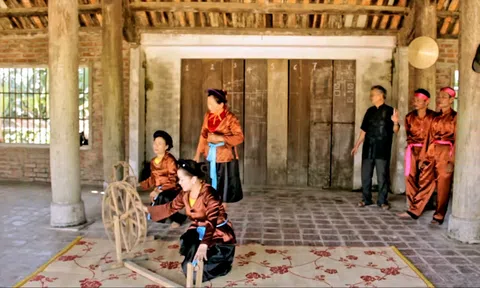 Không gian diễn xướng - môi trường để dân ca Ví, Giặm được phát triển và hồi sinh