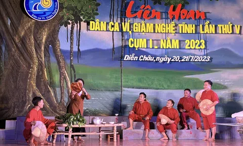 Nghệ An: Khai mạc Liên hoan Dân ca ví, giặm Nghệ Tĩnh lần thứ V, Cụm I - năm 2023