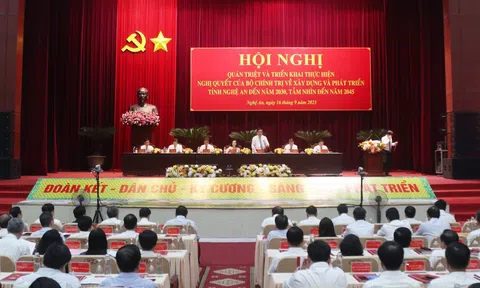 Đến năm 2045, Nghệ An là tỉnh phát triển nhanh, bền vững, mang đậm bản sắc văn hóa Việt Nam và xứ Nghệ