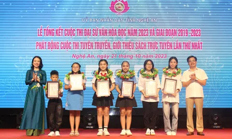 Nghệ An: Tổng kết cuộc thi đại sứ Văn hóa đọc năm 2023