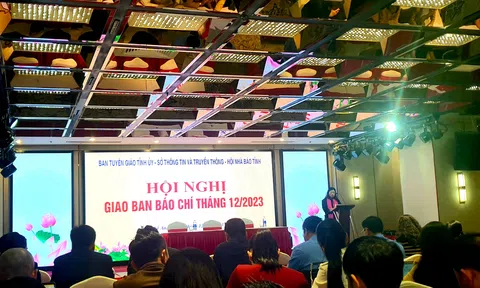 Nghệ An: Hội nghị giao ban báo chí tháng 12/2023