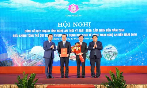 Công bố Quy hoạch tỉnh Nghệ An thời kỳ 2021 - 2030, tầm nhìn đến năm 2050