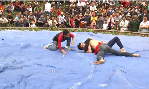 Lễ hội đền Vua Mai: Đấu vật - Nét đẹp văn hóa trường tồn