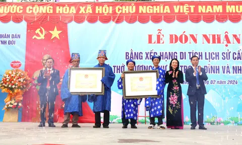 Nghệ An: Nhà thờ Thượng thư Hồ Trọng Đĩnh và Hồ Sỹ Tư đón nhận Bằng di tích lịch sử cấp tỉnh
