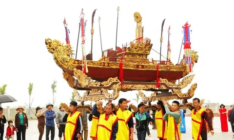 Khai hội đền Thanh Liệt năm 2024: Lễ hội mang đậm sắc thái sông nước, là nơi bảo lưu tín ngưỡng thờ thủy thần