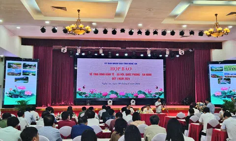 Nghệ An họp báo tình hình kinh tế, xã hội quý I năm 2024