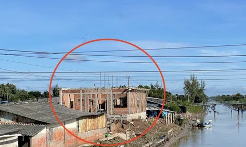 Bạc Liêu: Xây dựng công trình trái phép trên đất công một hộ dân bị phạt 40 triệu đồng