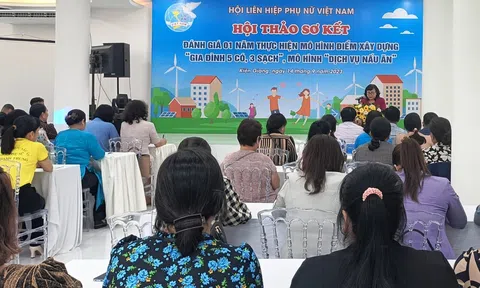 Kiên Giang: Sơ kết hiệu quả hai mô hình điểm xây dựng “Gia đình 5 có, 3 sạch”, mô hình “Dịch vụ nấu ăn”