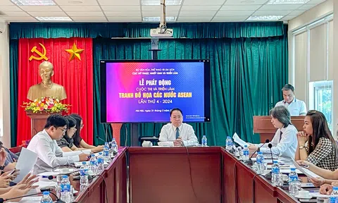 Phát động Cuộc thi và Triển lãm tranh Đồ họa các nước ASEAN lần thứ 4 - Việt Nam 2024