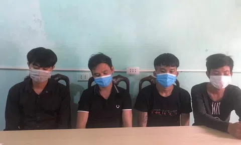 Hà Tĩnh: Công an thị trấn Lộc Hà bắt 04 đối tượng sử dụng ma túy giữa cánh đồng