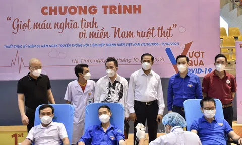 Hà Tĩnh: Gần 800 đơn vị máu được tiếp nhận tại chương trình “Giọt máu nghĩa tình vì miền Nam ruột thịt”