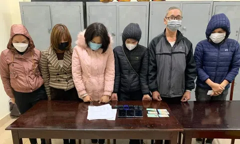 Hà Tĩnh: Khởi tố 06 đối tượng về tội “Tổ chức đánh bạc và đánh bạc”